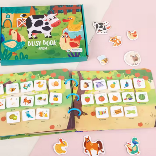 Farm: Early Education Busy Book 幼児教育 - 子どものための布絵本[農場]